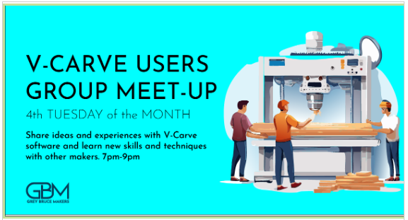 Event image V-CARVE USERS GROUP MEET-UP - 4th Tuesday